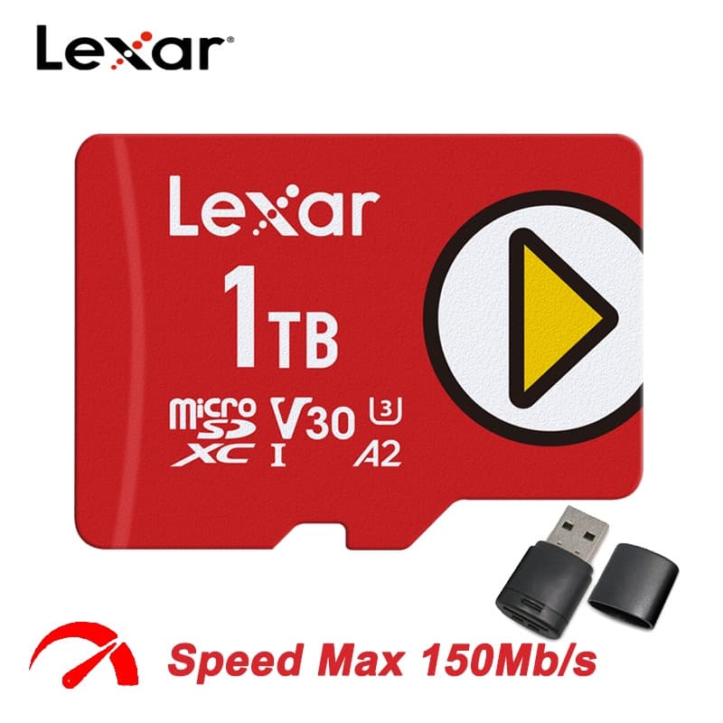 Lexar Switch Memory Card 128GB 256GB 512GB 1TB TF Micro SD Card U1 U3 4K V10 V30 Micro