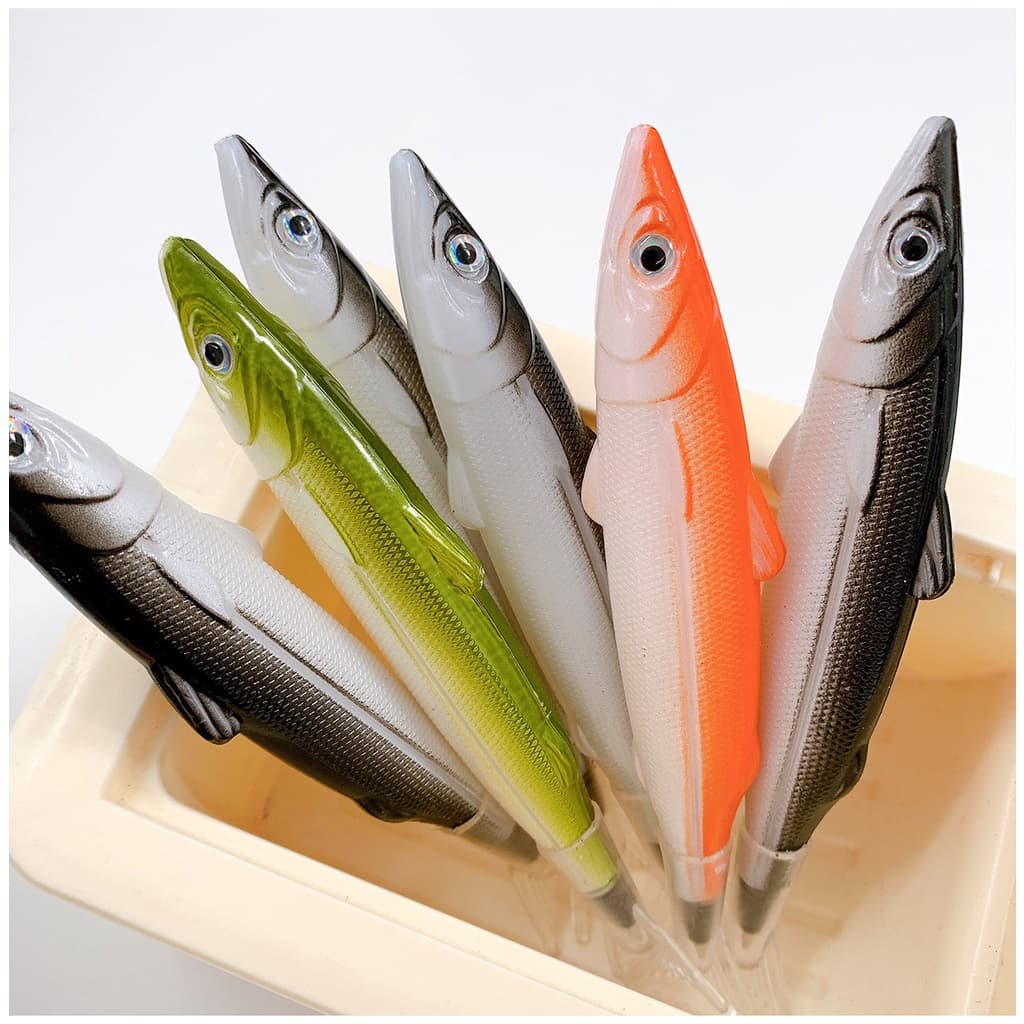 1 pc 0,5mm Caneta Esferográfica De Tinta Preta De Peixe Oceânico Material Escolar Presente engraçado Papelaria