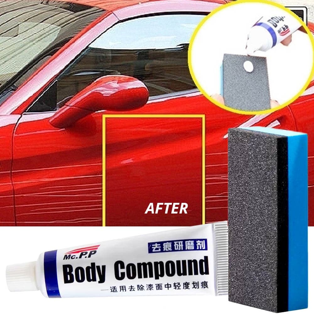 Kit para remoção de arranhões de cera para carro, kit de reparo nano, composto de corpo automático MC308, pasta de polimento, conjunto de cuidados de pintura