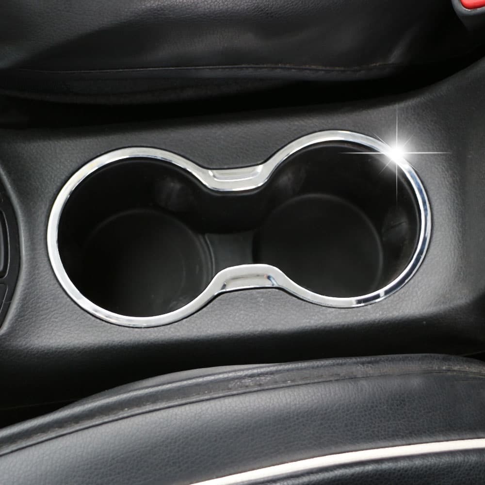 Jeep ABS Porta-Garrafas Para Copos De Água Bússola De Jipe 2017 2018 2019 2020 Organizador De Vidro Interior De Carro Acessórios De Prateleira