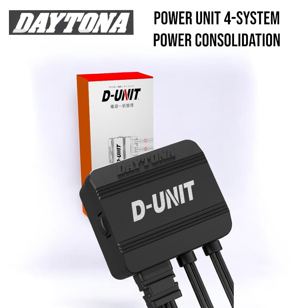 Daytona Acessório Para Motocicleta Unidade De Energia 4 Sistemas Consolidação Total 19.5A D-UNIT 98830