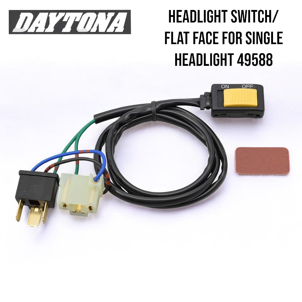 Interruptor De Farol Daytona/Face Plana Para Único 49588