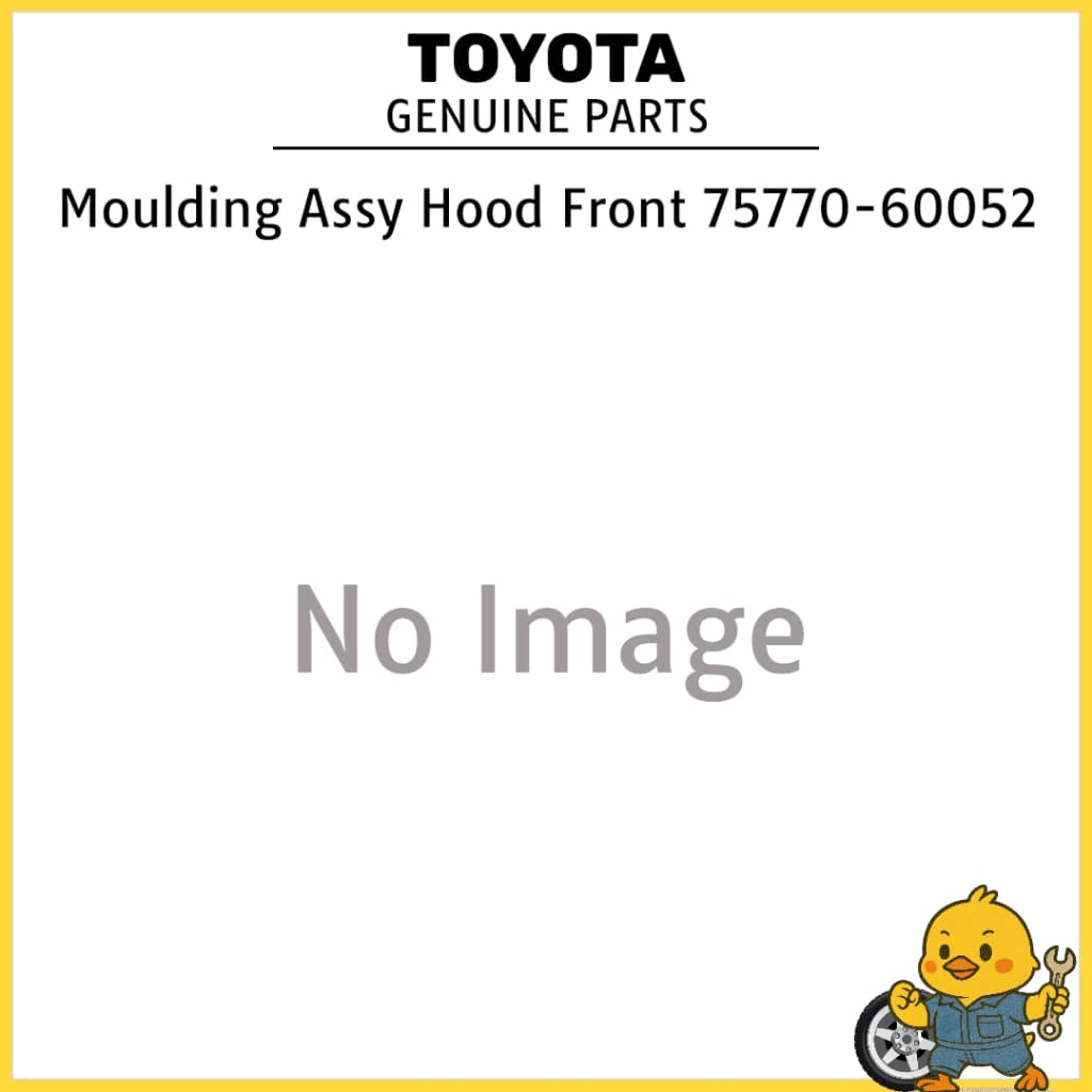 TOYOTA Conjunto De Moldagem Do Capô Dianteiro 75770-60052