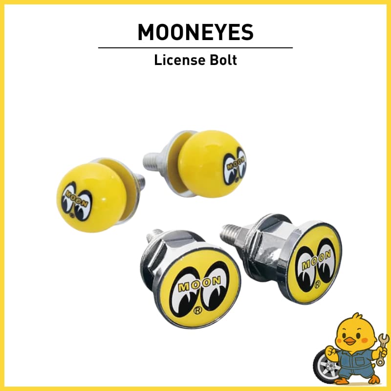 Parafuso De Licença MOONEYES (Conjunto Esquerdo E Direito)