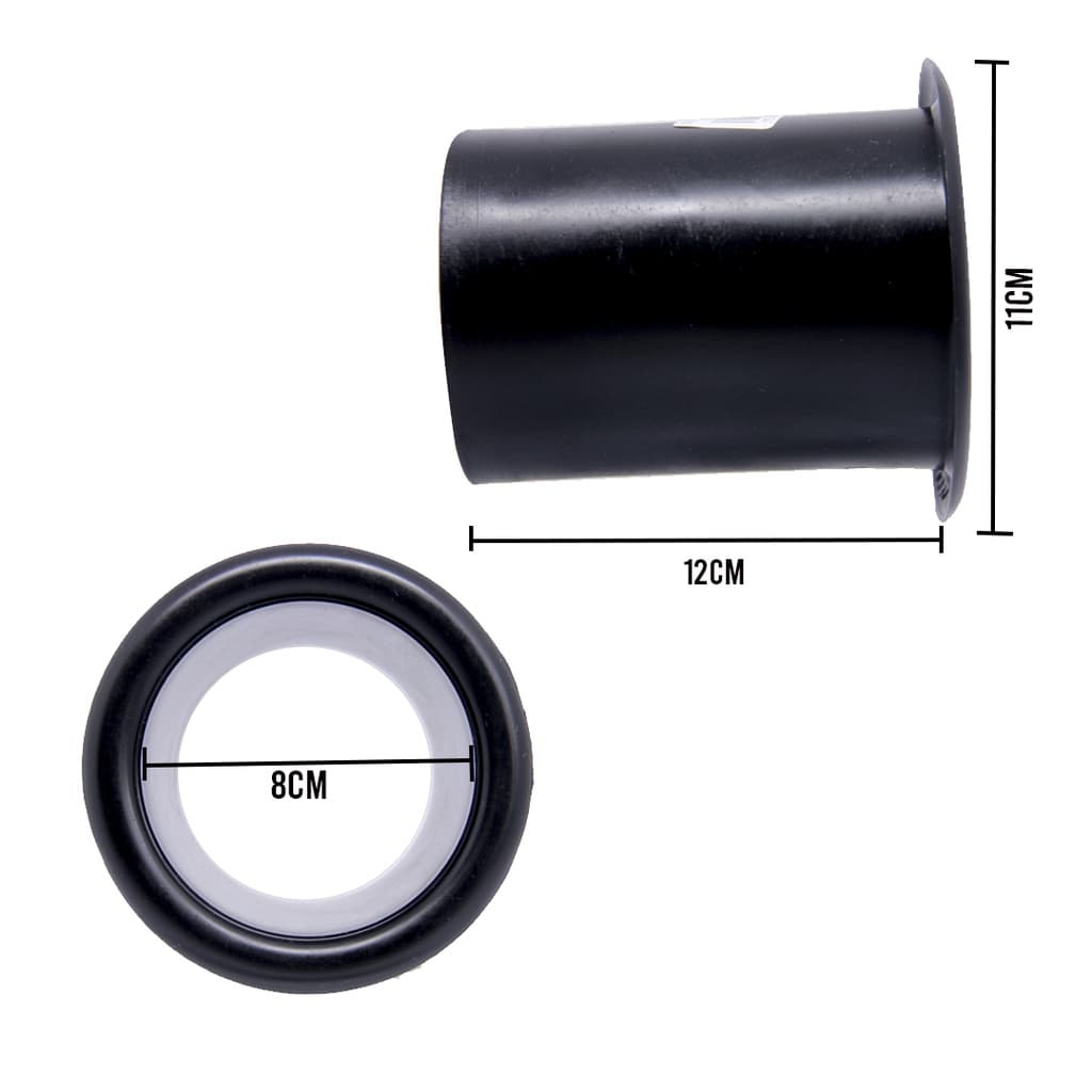 Duto para Caixa de Som Automotivo 3 Polegadas Plástico ABS