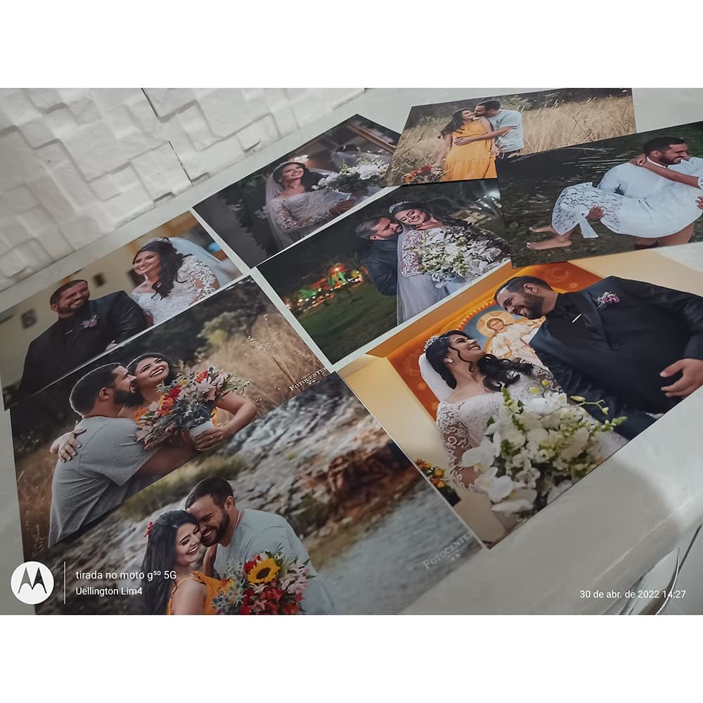 Foto Premium 16 fotos tamanho 15x21cm casamento batizado ensaios aniversário