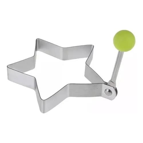 Molde Ovo Frito Estrela Aço Inox Molde Para Fritar Estrela