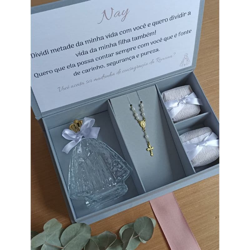 Convite Padrinhos Batizado/Batismo/Consagração