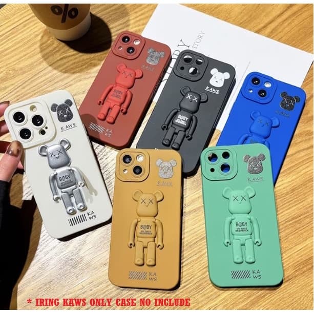 Suporte Para Telefone Anel De Dedo 3D Stand Holder Motivo De Personagem 3D