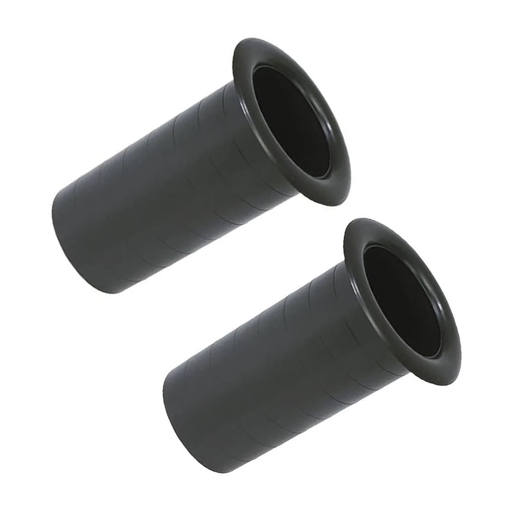 Kit 2 Cilindros Dutos p/ Caixa de Som Automotivo 2 Polegadas Plástico ABS
