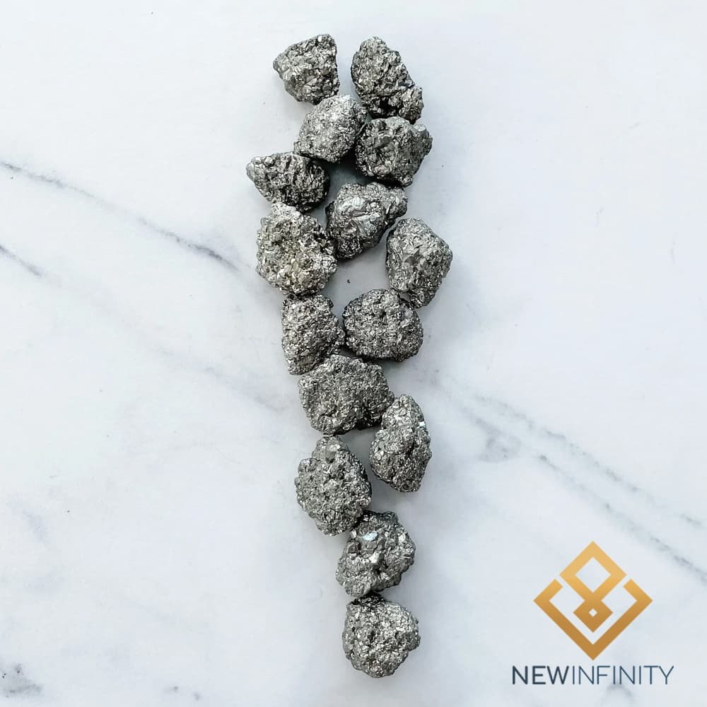 Pedra Pirita Bruta até 1cm Cristal Natural Prosperidade e sucesso