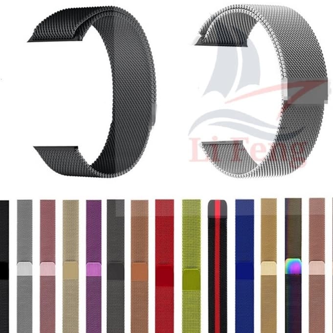 Pulseira de Metal Apple Watch – Compatível com 38/40/42/44/41/45/49mm Series 1 ao 10
