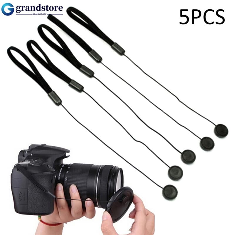 GS 5Pcs Tampa Da Lente Câmera Suporte Alça Cordão De Corda Anti-Perda