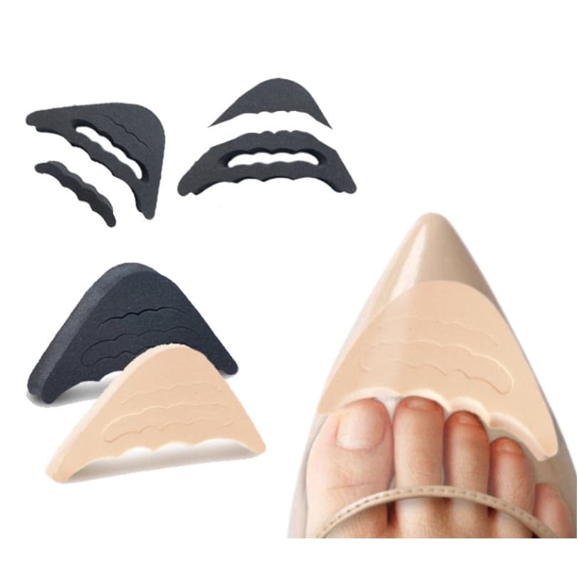 Ponteira De Proteção Salto Alto Espuma Confortável Enchimento Palmilha Espuma Frontal Dedos Pé De Sapatos Salto