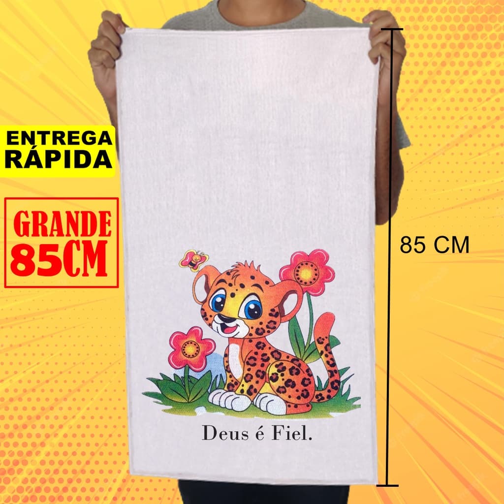Kit 10 Pano De Prato Gigante 45x85 Cm Algodão Pano De Cozinha Estampado Seca Louças