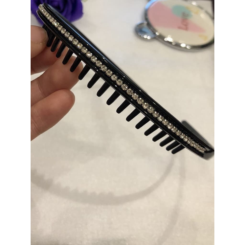 Tiara Com Pente De Cabelo/Com Strass/1Unidades ate 8Unidades