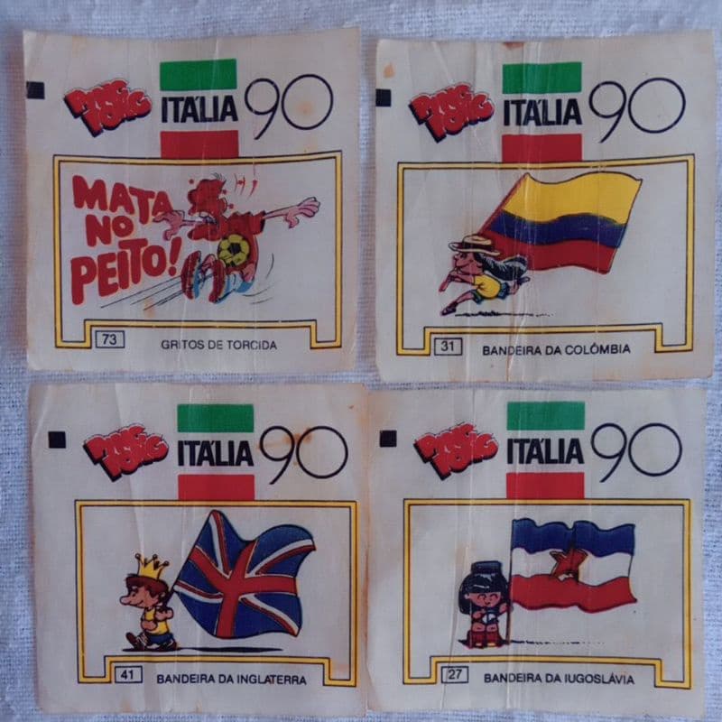 Figurinhas Copa 90