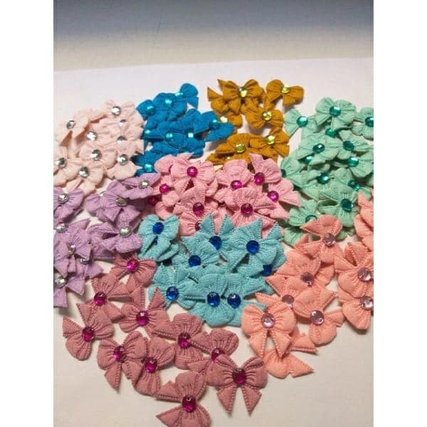 40 lacinhos adesivos pet shop