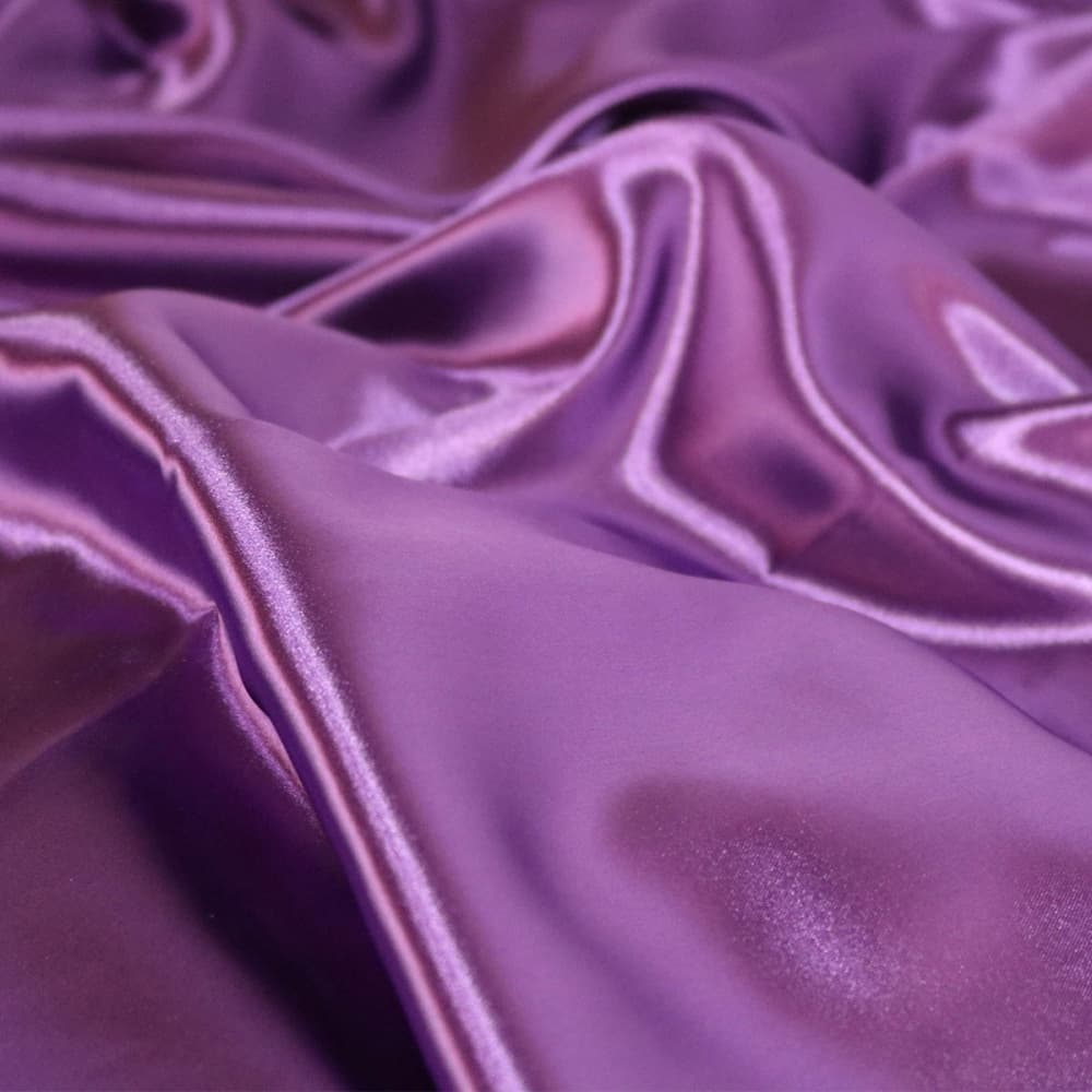 Tecido Cetim Charmousse Roxo 1,40x1,00m Decoração e Festas