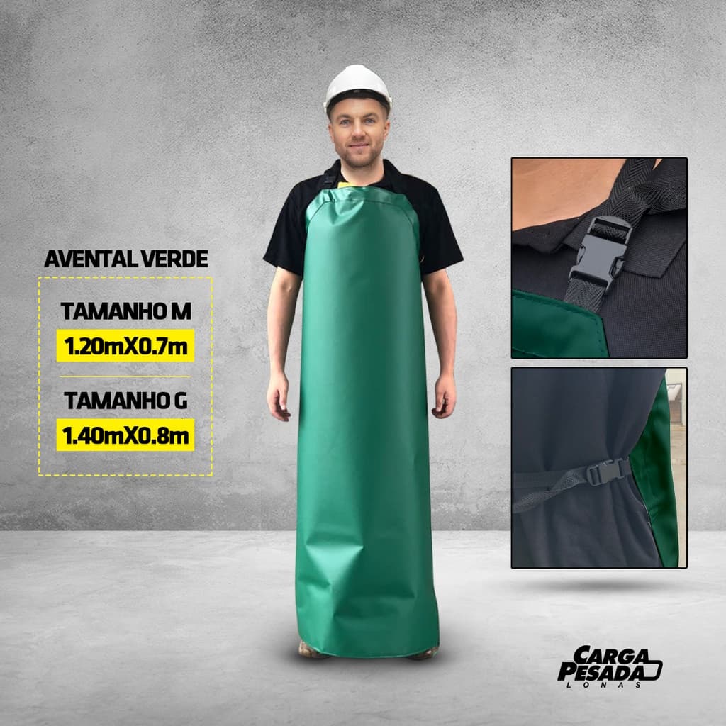 Avental Regulável Ultra Resistente - Lona Impermeável