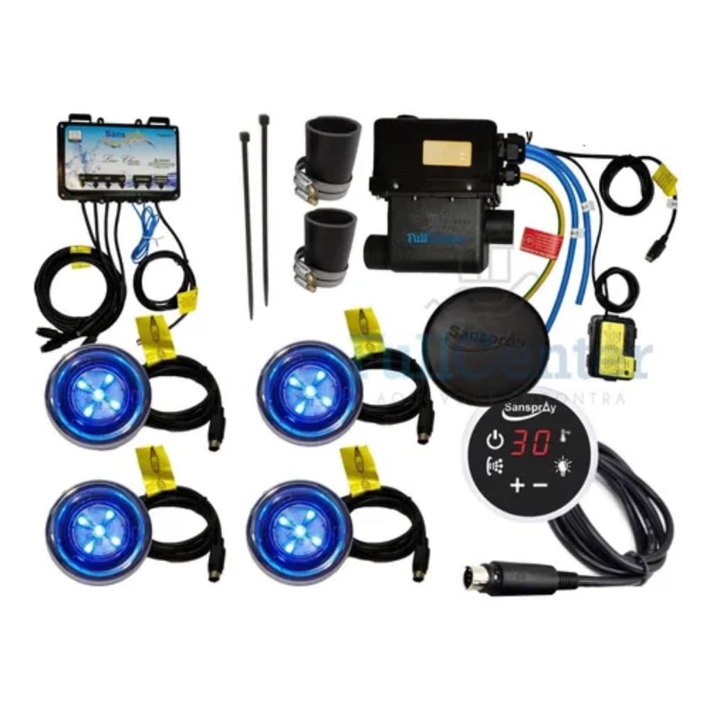 Aquecedor Hidro Cromoterapia Sanspray 4f 4700w 220v Completo