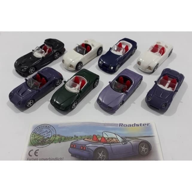 Kinder ovo - Coleção completa - Roadster + variantes
