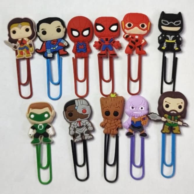 Clips Marcador de página de clips super heróis avengers vingadores