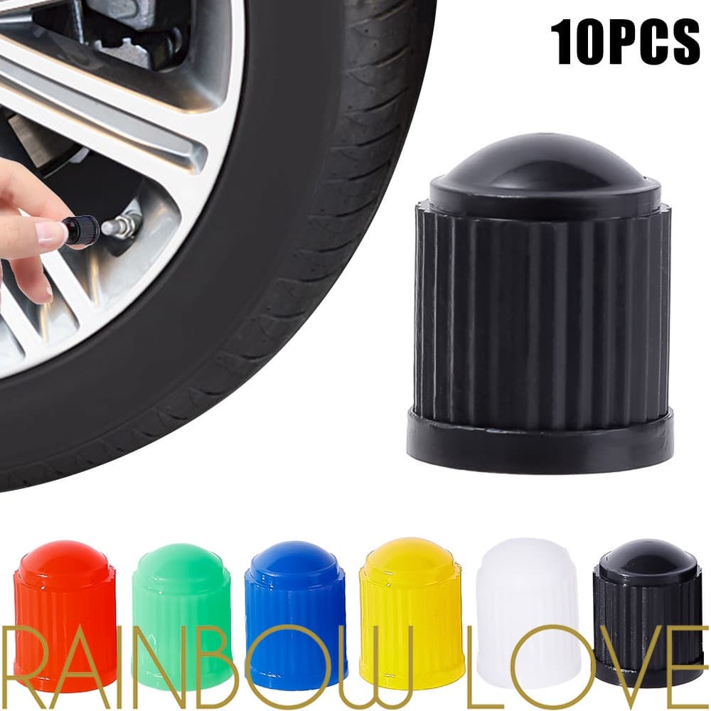 10pcs universal mini roda pneu tampas válvula tronco motocicletas plástico tampa à prova de poeira