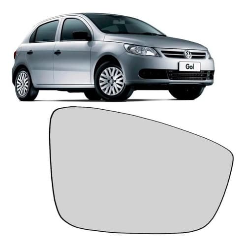 Lente Espelho Retrovisor Gol Saveiro Voyage G5 2009 2010 2011 2012 Lado Direito