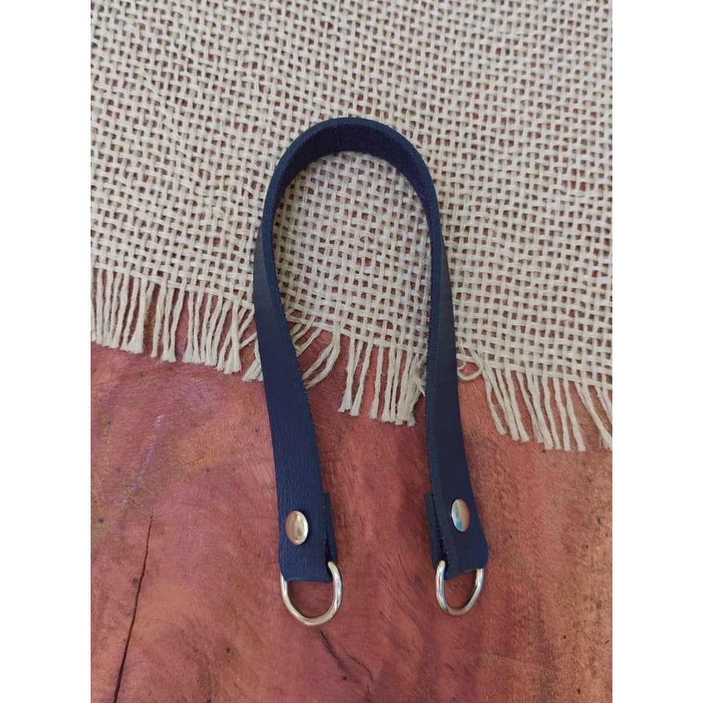 Kit 3 Alças de Mão simples em Montana (largura sintético 1,5cm) com Meia Argola