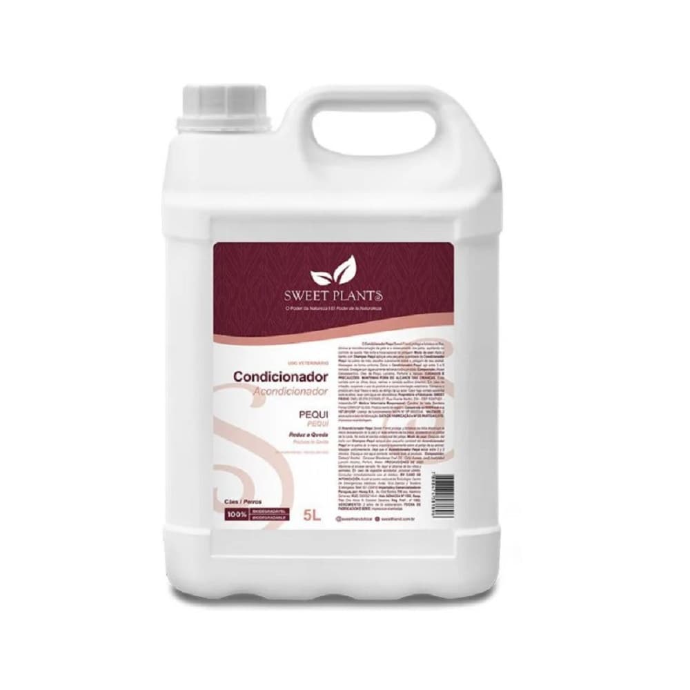 Condicionador Pequi Reduz a Queda 5L Petshop Banho e Tosa Sweet Plants Professional - Sweet Friend