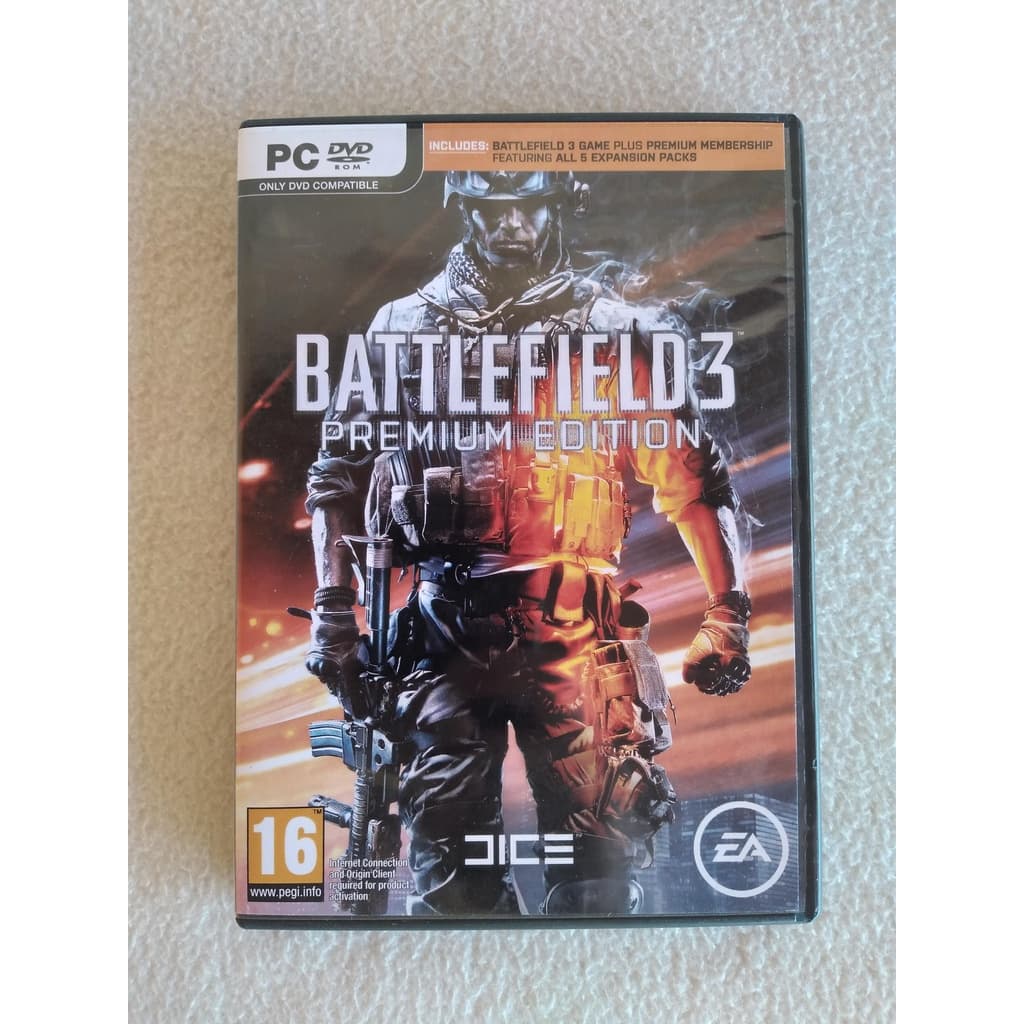 Pc Dvd Battlefield 3: Premium Edition