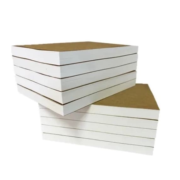 50 blocos de 40 folhas - 7x10cm - sem impressão comanda bar, anotação, rascunho, restaurante loja