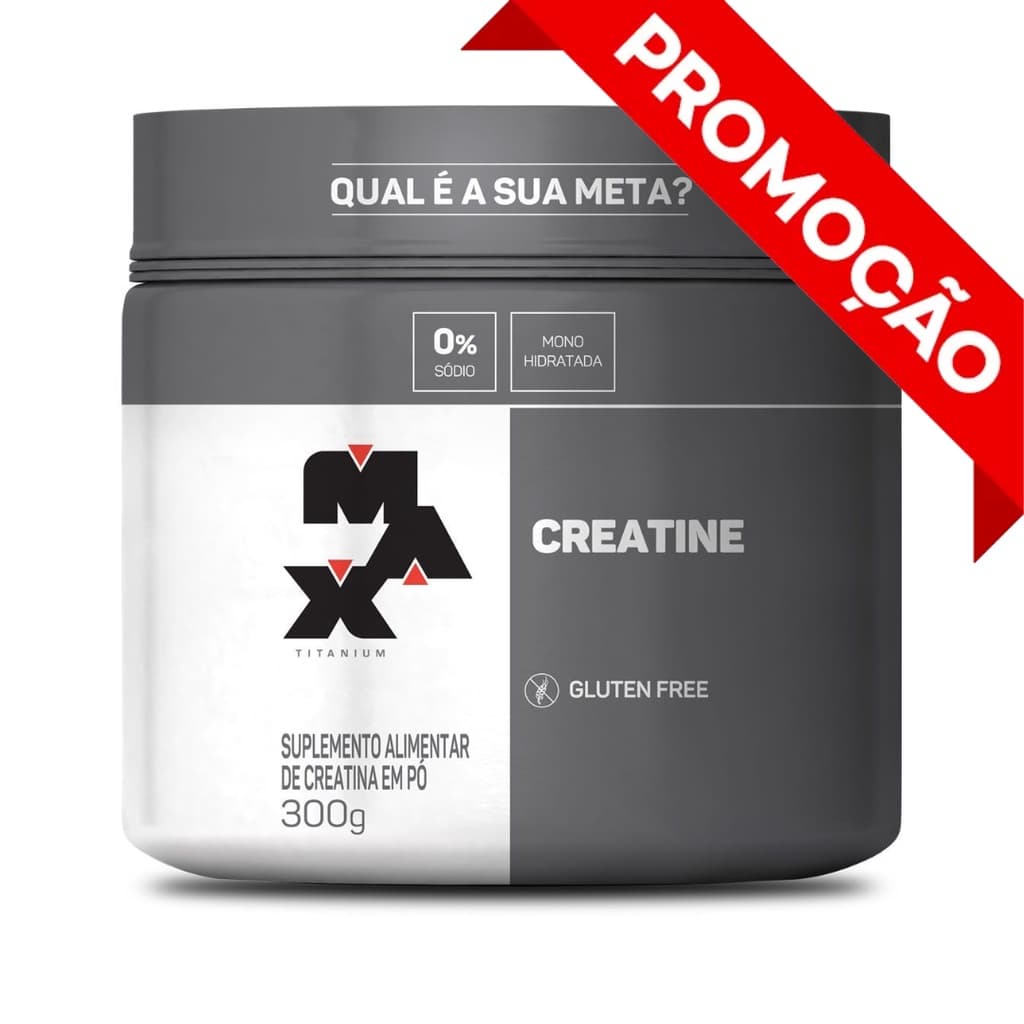 Creatina Max Titanium 300g Pura