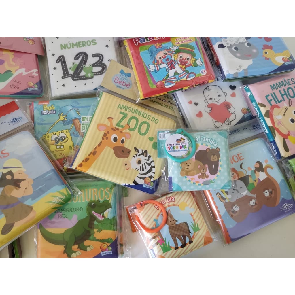 Saldão-Liquidação de  Livros de Banho para Bebês-Livro Todo Dia