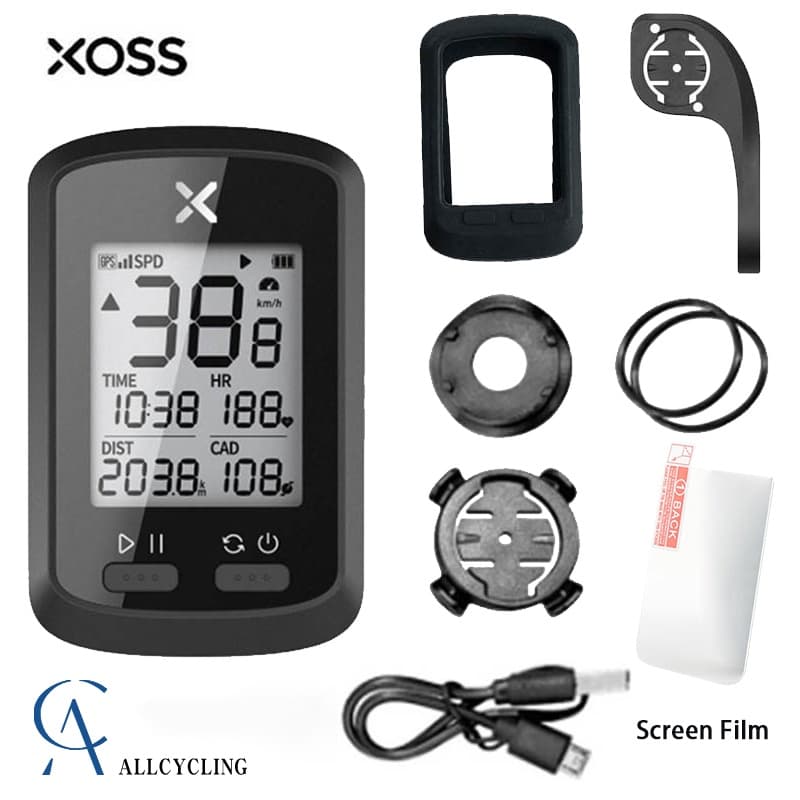 XOSS G + G2 + Computador De Bicicleta GPS Sem Fio Velocímetro À Prova D'água Compatível Com Bluetooth ANT +