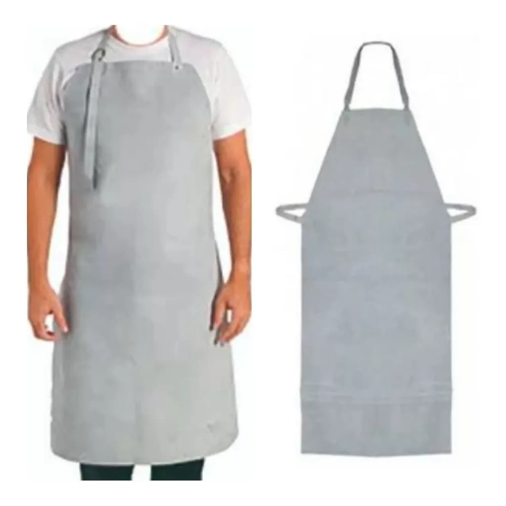 Avental De Raspa Couro Soldador/Roçadeira sem emenda 1mx0,60m Epi .