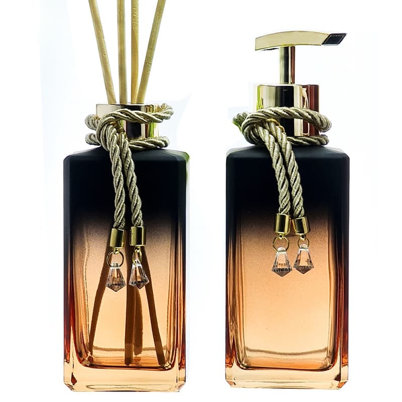 Kit Aromatizador Rose Luxo Gold Difusor Presente Casamento Decoração