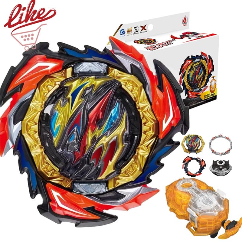 Beyblade Burst B-191 Dangerous Belial Com B184 Conjunto De Lançador Personalizado DB Dynamite Batalha Brinquedos Para Crianças