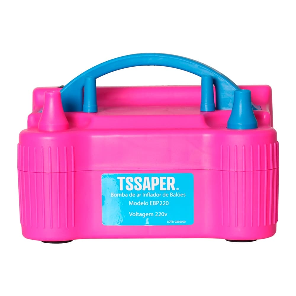 Bomba de ar Elétrica Inflador Encher Balões Maquina Festas Bexiga infla rapido com bicos