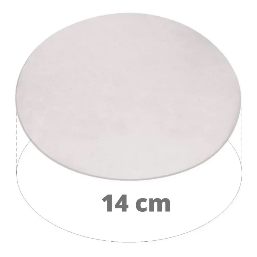 Placa Chapa Difusora De Calor Redonda Panelas 14 Cm Alumínio