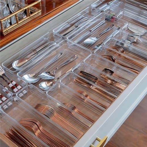 Escolha Seu Kit Organizador Acrílico Transparente Empilhável Amobox