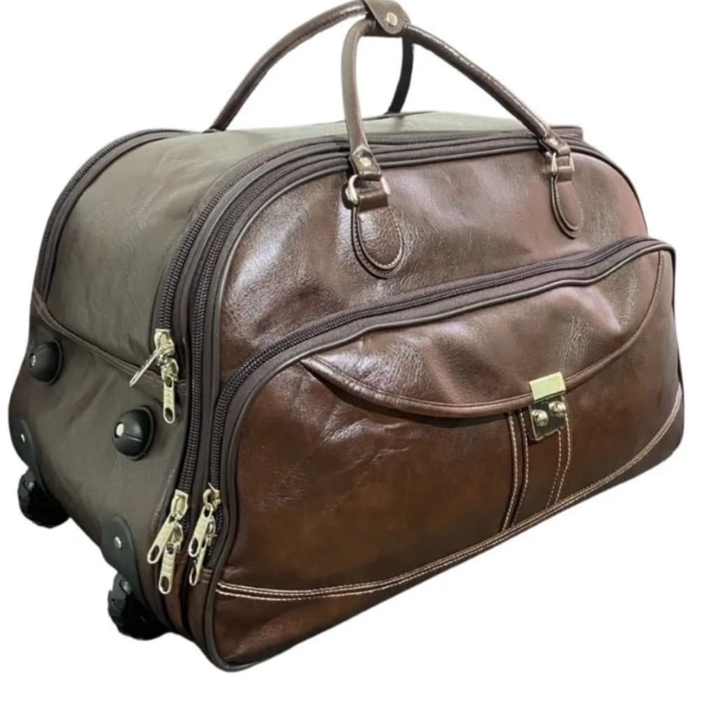 Mala Bolsa de Viagem Couro Sintético