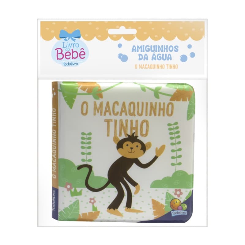 Macaquinho Tinho Amiguinhos Da Água Todolivro