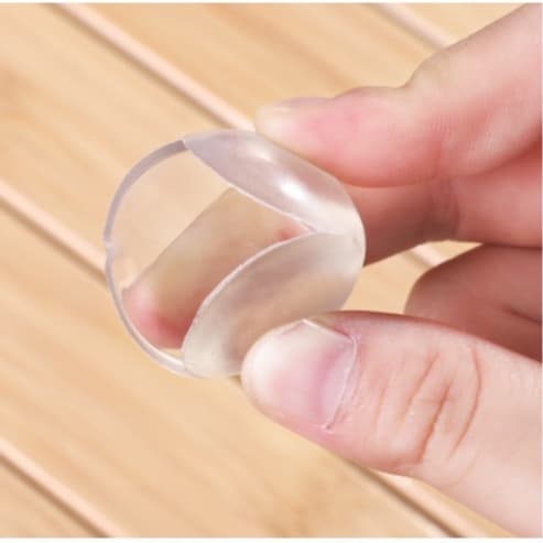 Kit 20 Protetores De Quina Canto Silicone Redondo Segurança