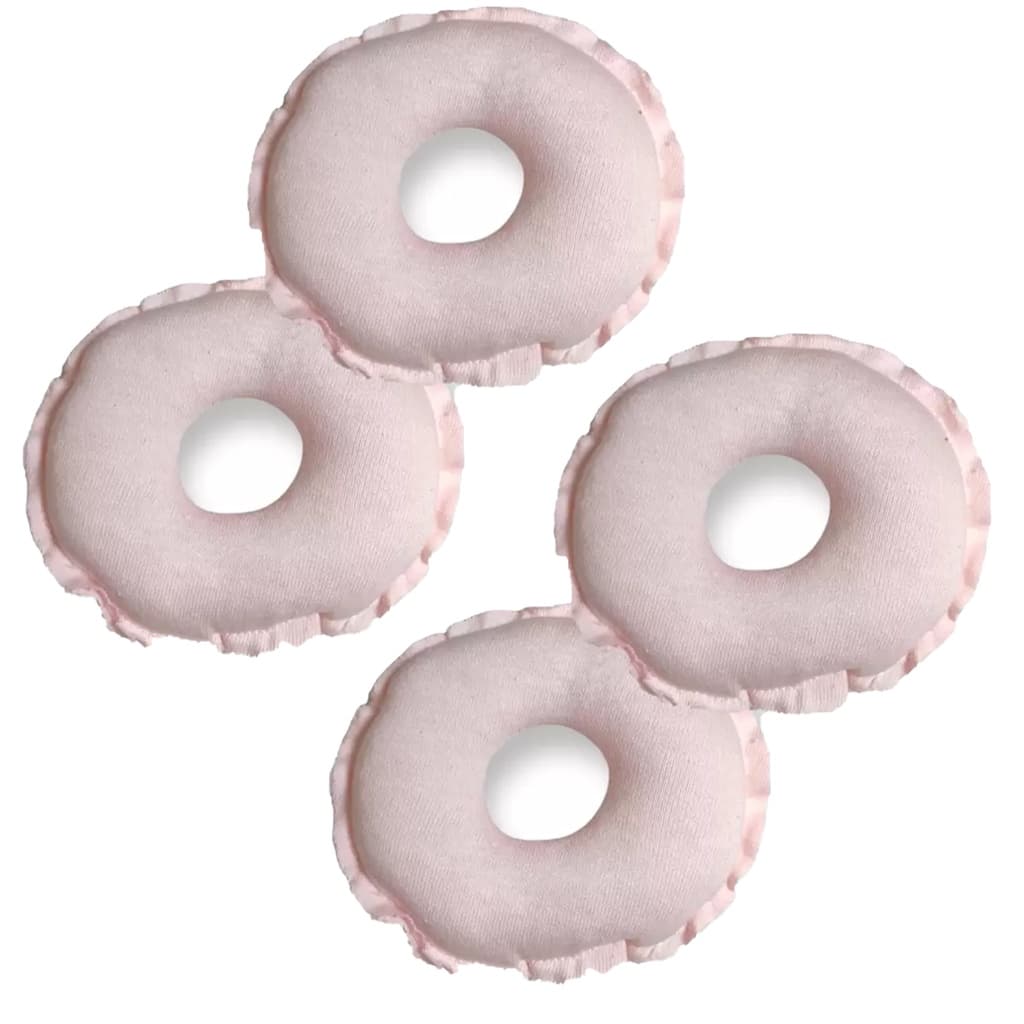 kit 4 rosquinhas amamentação absorvente protetor seios ( 2 pares )
