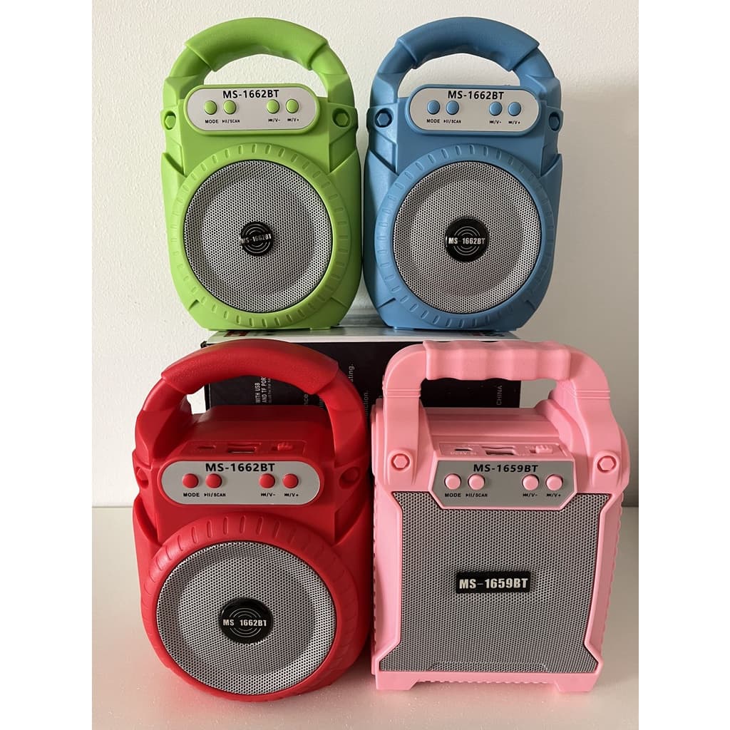 rádio portátil  1660 bt USB bluetooth FM radio