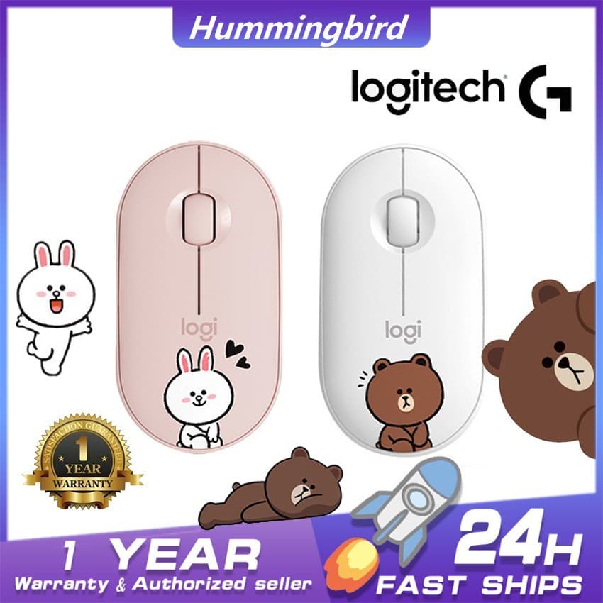 Garantia De 3 Anos Logitech M350 Pebble Moderno , Rato Sem Fio Bluetooth Fino E Silencioso Para Tablet , Laptop Telefone