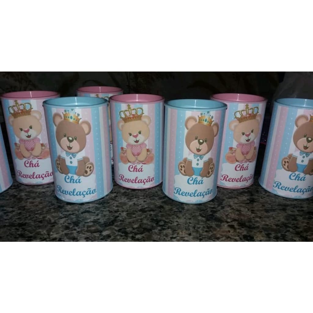 20 Cofrinhos Personalizados Chá Revelação/Oque será?