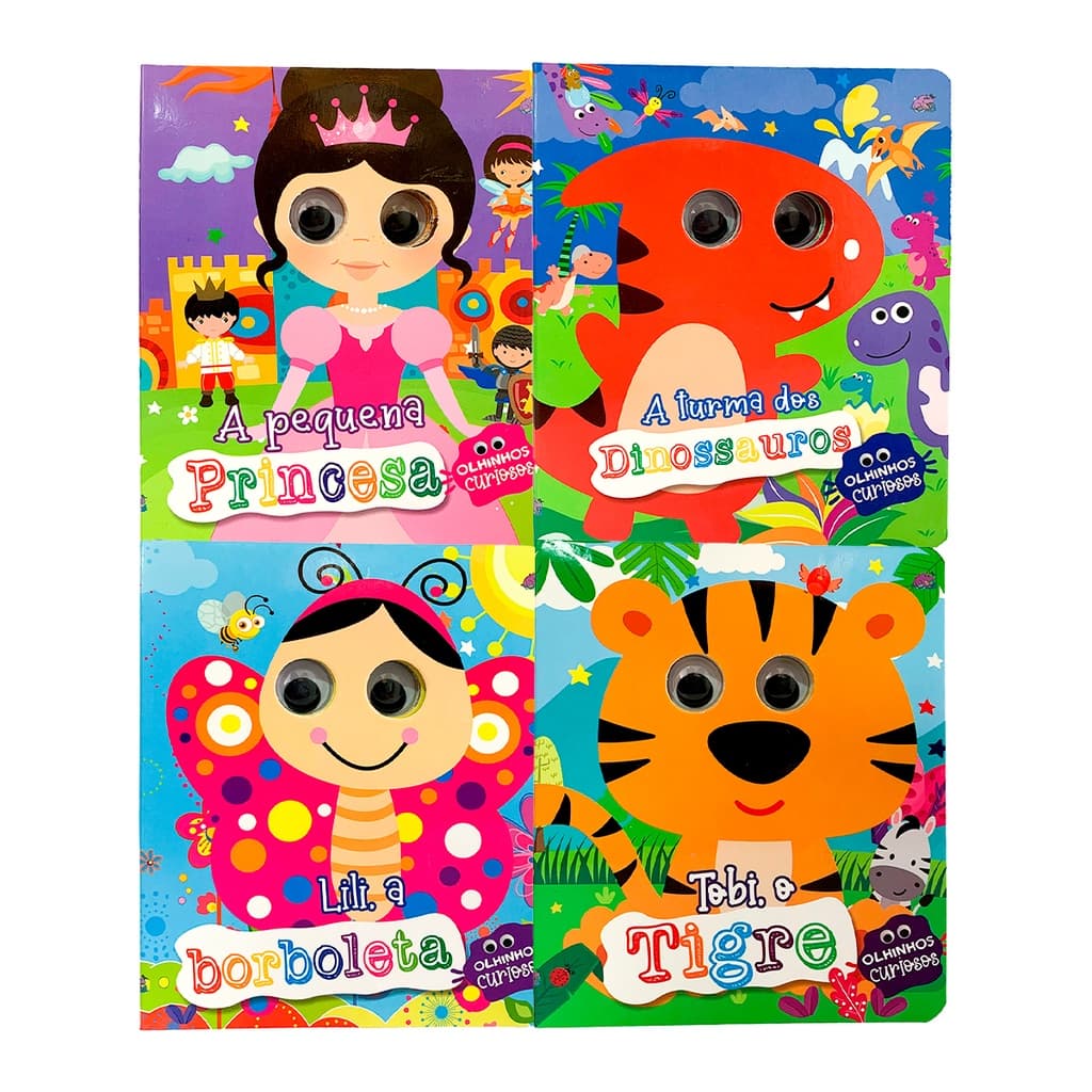 Coleção Olhinhos Curiosos - Kit 4 Livros Infantis